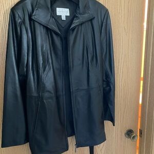 Worthington Black Leather Jacket